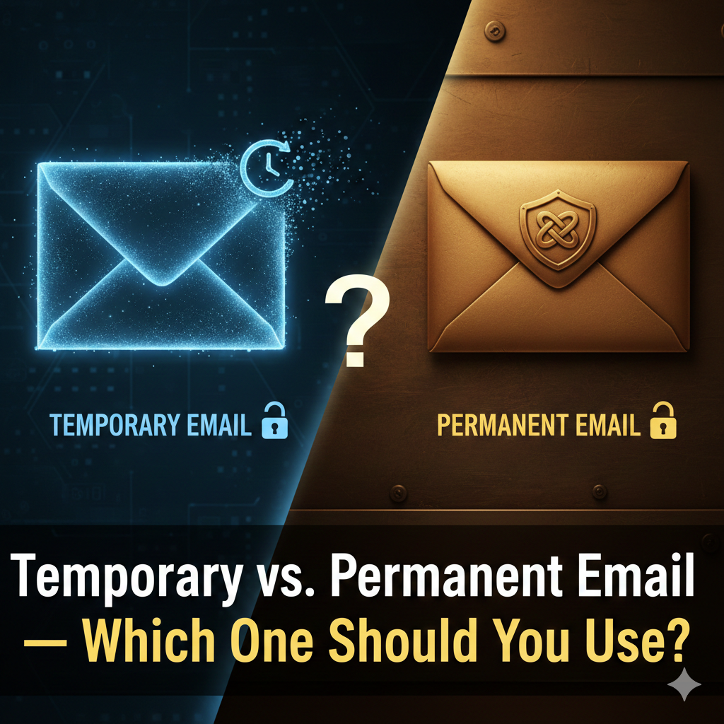 Temporary vs. Permanent Email — Which One Should You Use?