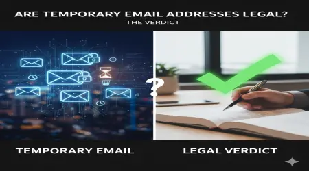 Are Temporary Email Addresses Legal? (Complete 2026 Legal Guide)